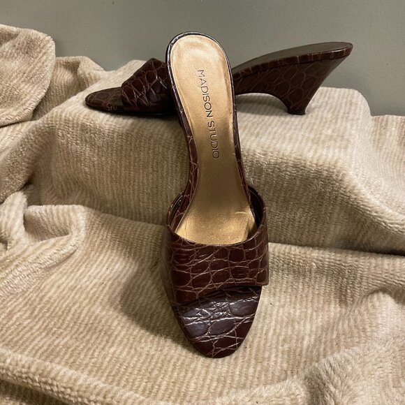 Madison Studio Wedge Heel Sandal - Size 7.5 - Picture 1 of 4